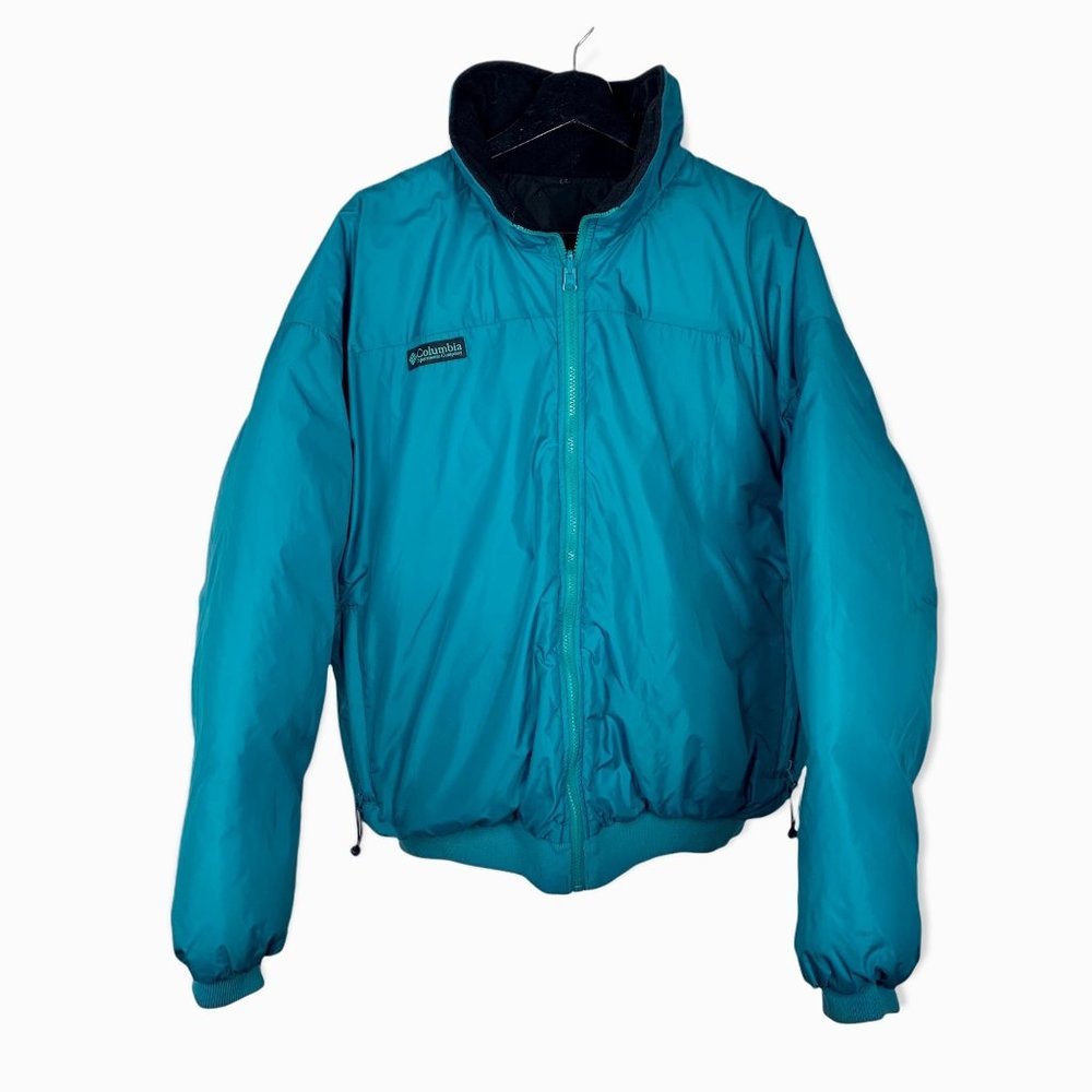 Vintage Y2K Blue Columbia Down Jacket XL
